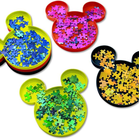 New sealed Ravensburger-Mickey Mouse Sort & Go Puzzle Stacking Sorting Trays - Picture 3 of 13